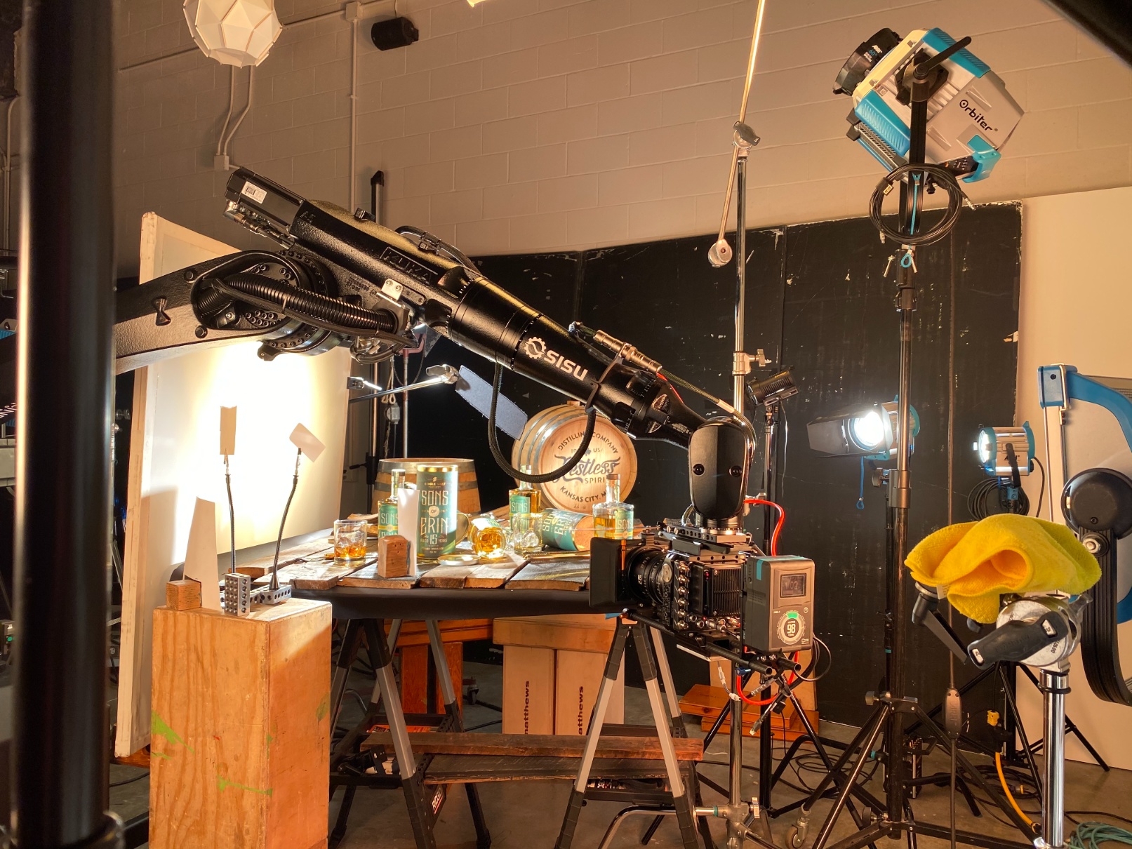 SISU C20 robot behind the scenes in our studio 8183 Productions