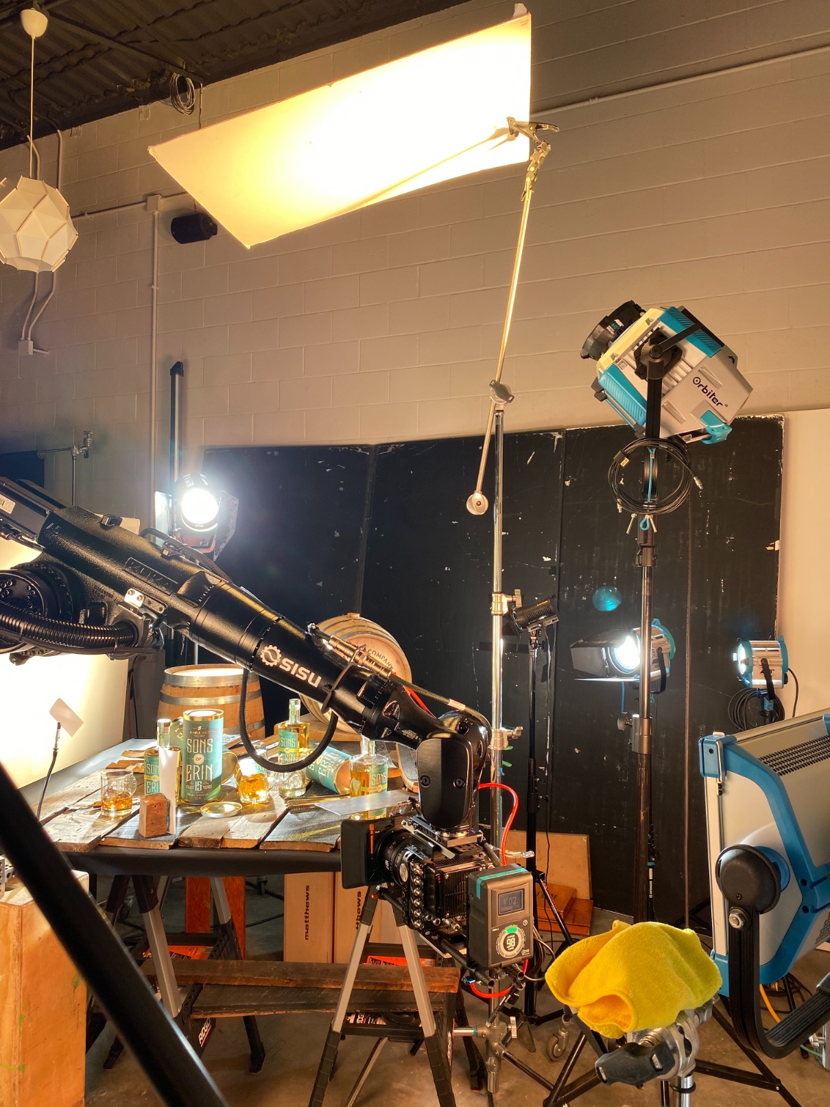 SISU C20 robot behind the scenes in our studio 8183 Productions