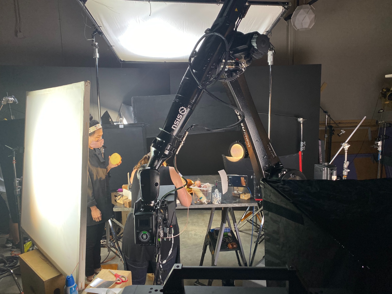 SISU C20 motion control robot behind the scenes