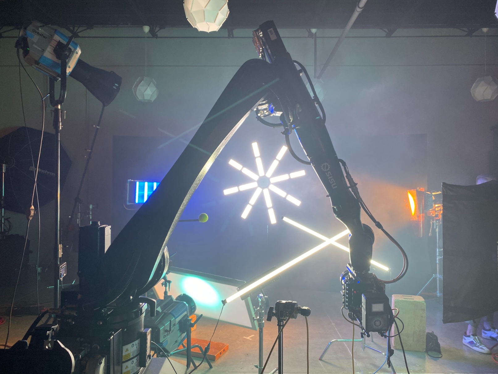 SISU C20 motion control robot behind the scenes