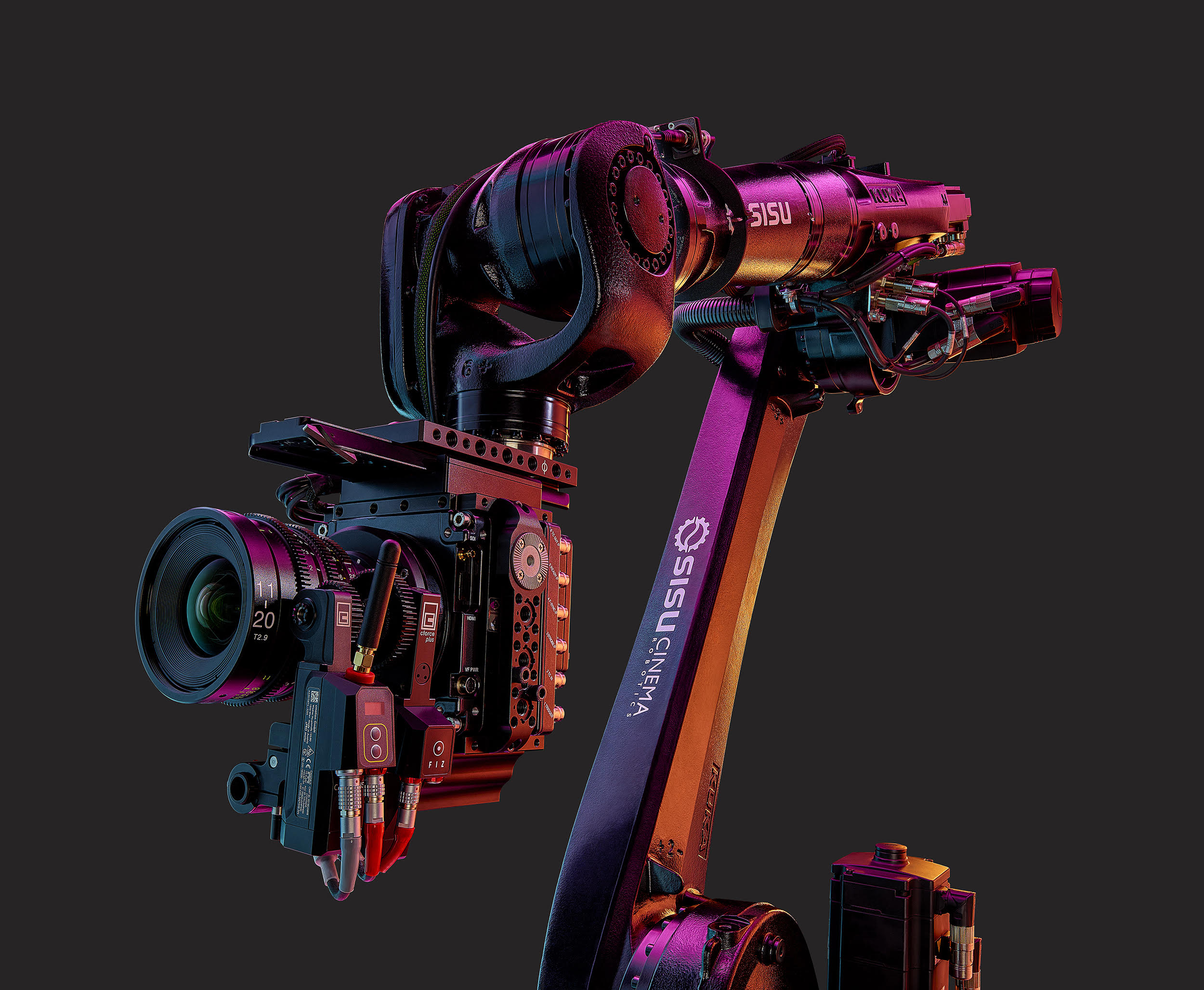 SISU C20 motion control cinema robot SISU C20 motion control cinema robot. Available to rent for production.